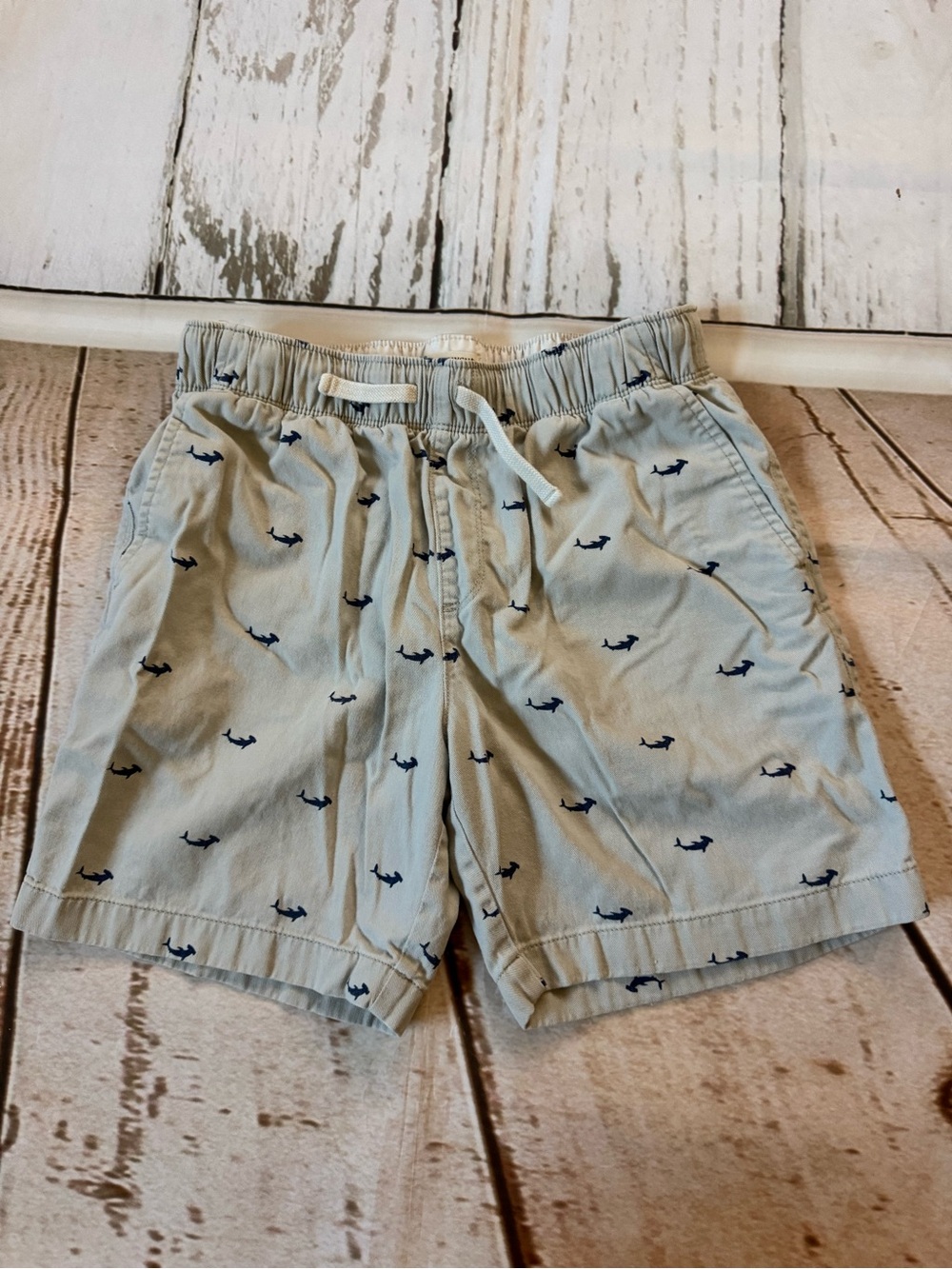 Kids Crewcuts by J.Crew GUC Boys' Shark Print  Shorts